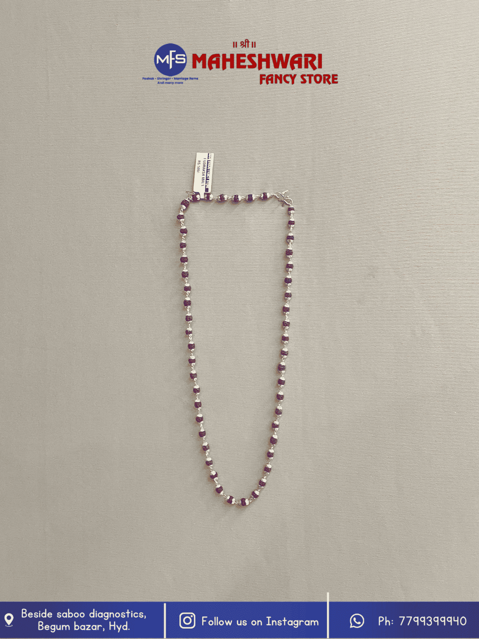 Maheshwari Fancy Store - Fancy Rudraksha Mala